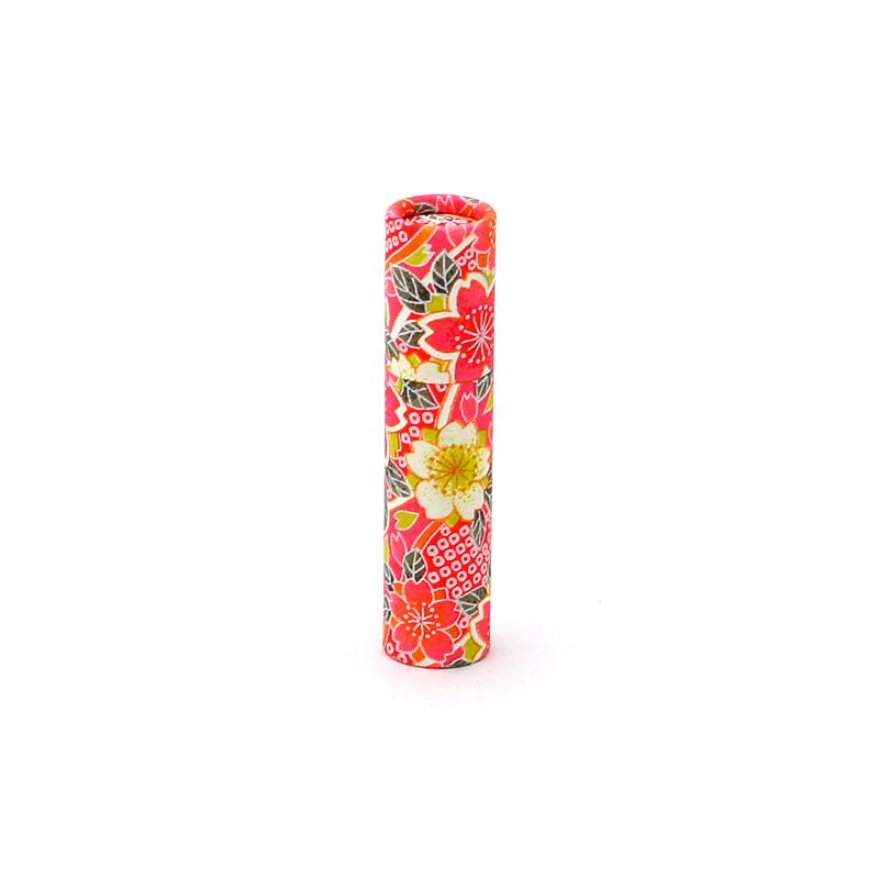 印鑑ケース おしゃれはんこ/和紙柄筒 W-18 10.5-12.0mm