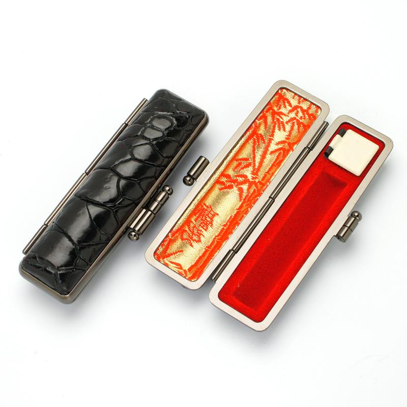 印鑑ケース プレミアムレザー カメ 10.5-12.0mm