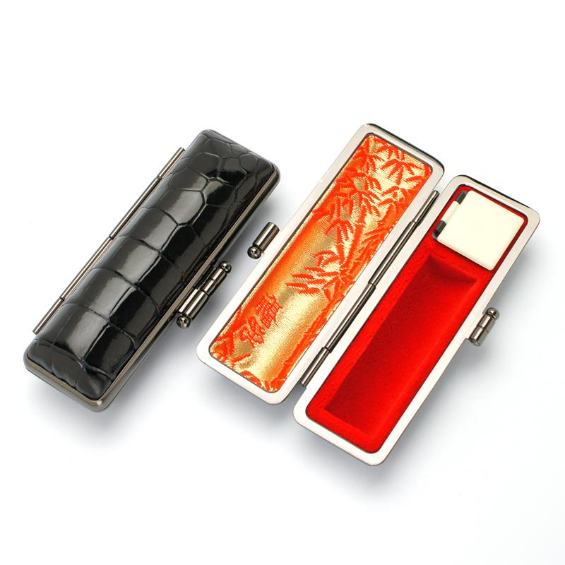 印鑑ケース プレミアムレザー カメ 13.5-15.0mm
