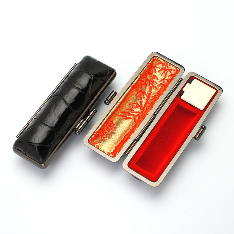 印鑑ケース プレミアムレザー カメ 16.5-18.0mm