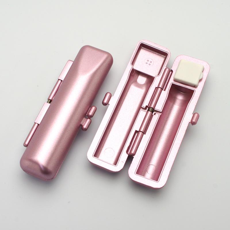 印鑑ケース メタリックケース ピンク 10.5-12.0mm