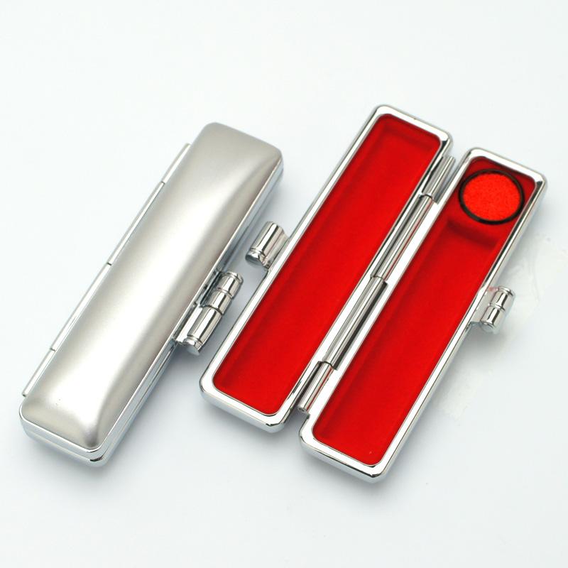印鑑ケース ネオメタリックケース シルバー 10.5-12.0mm