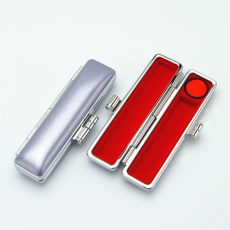 印鑑ケース ネオメタリックケース ブルー 10.5-12.0mm