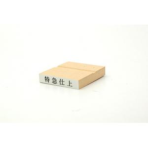 特殊用途[黒ゴム] テキスト入稿ゴム印（耐油） 9×51mm