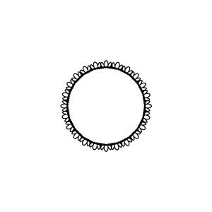 レーススタンプ 30×30mm