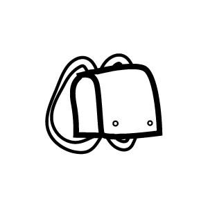 イラストスタンプ 8×8mm 【ランドセル】