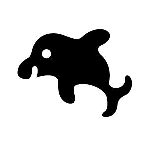 ゴルフボールスタンプ マイボールスタンプ キャラクターアイコンタイプ 【No.4 イルカ】