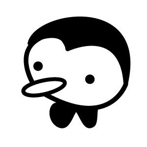 ゴルフボールスタンプ マイボールスタンプ キャラクターアイコンタイプ 【No.12 ペンギンB】