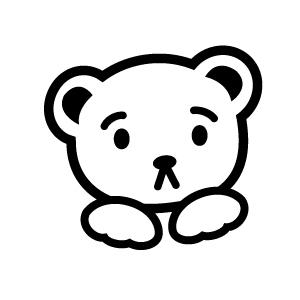 ゴルフボールスタンプ マイボールスタンプ キャラクターアイコンタイプ 【No.13 くま】