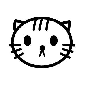 ゴルフボールスタンプ マイボールスタンプ キャラクターアイコンタイプ 【No.16 ねこB】