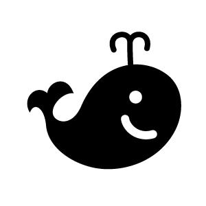 ゴルフボールスタンプ マイボールスタンプ キャラクターアイコンタイプ 【No.17 クジラ】