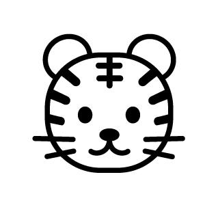ゴルフボールスタンプ マイボールスタンプ キャラクターアイコンタイプ 【No.23 干支寅】