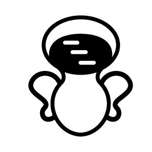 ゴルフボールスタンプ マイボールスタンプ キャラクターアイコンタイプ 【No.43 水瓶座】