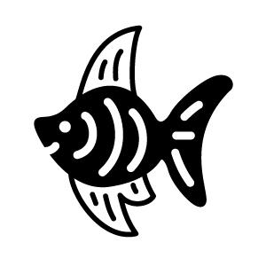 ゴルフボールスタンプ マイボールスタンプ キャラクターアイコンタイプ 【No.44 魚座】