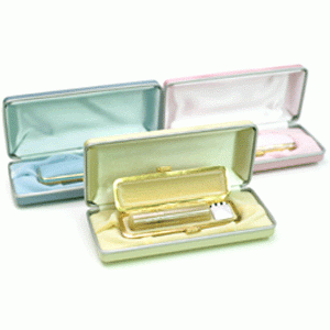 銀行印 牛角・中色 13.5mm 【ファンシーケース付】