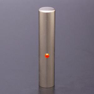 チタン印鑑/銀行印ジュエルズチタンヒヤシンス12.0mm