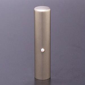 チタン印鑑/銀行印ジュエルズチタンパール13.5mm