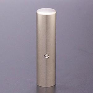 チタン印鑑/銀行印ジュエルズチタンクリスタル15.0mm