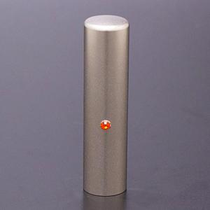 チタン印鑑/銀行印ジュエルズチタンヒヤシンス15.0mm