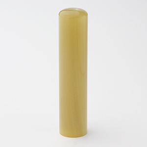 実印 牛角・純白 13.5mm【印鑑】