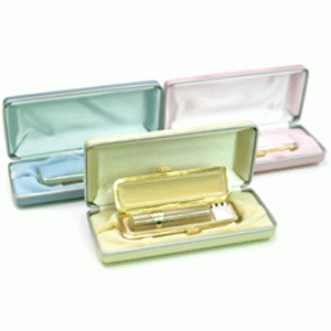 実印 牛角・純白 13.5mm 【ファンシーケース付】