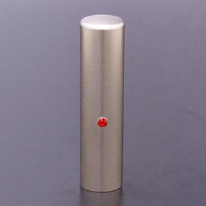 チタン印鑑/実印ジュエルズチタンライトシャム15.0mm