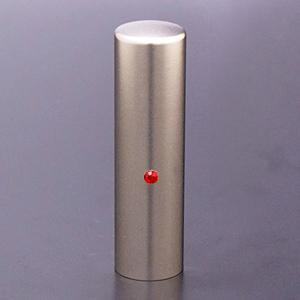 チタン印鑑/実印ジュエルズチタンライトシャム16.5mm