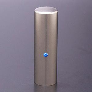 チタン印鑑/実印ジュエルズチタンカプリブルー18.0mm