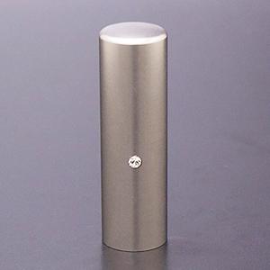 チタン印鑑/実印ジュエルズチタンクリスタル18.0mm