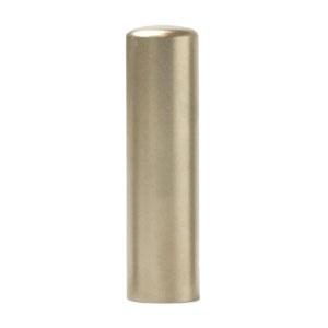 チタン印鑑/会社銀行印プレーンブラスト16.5mm（寸胴タイプ）