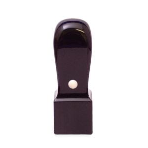 角印 黒水牛（芯持ち） 21.0mm【印鑑】