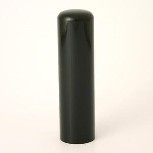 資格・先生認め印 （寸胴） 黒水牛（芯持ち） 18.0mm【印鑑】