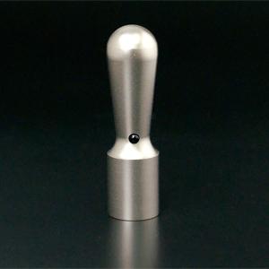 チタン印鑑/会社実印ジュエルズチタンオニキス16.5mm（天丸タイプ）