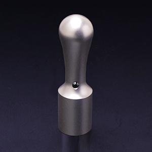チタン印鑑/実印プレーンブラスト（天丸タイプ）16.5mm【アタリ付】