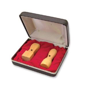 LLC設立 実印・角印 天丸セット 薩摩本柘 2本L（角24）【整理ケース付】【印鑑】