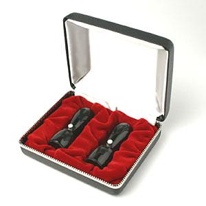 LLP設立 実印・銀行印 天丸セット（天丸蓋付き） 玄武 実銀2本 【整理ケース付】【印鑑】