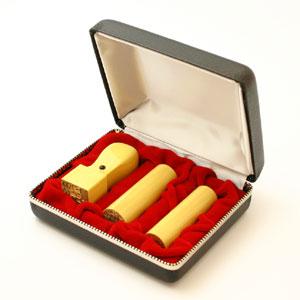 LLP設立 実印・銀行印・角印 寸胴セット 薩摩本柘 3本（角24）【整理ケース付】