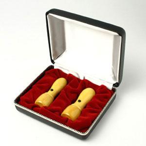 LLP設立 実印・銀行印 天丸セット（天丸蓋付き） 薩摩本柘 実銀2本 【整理ケース付】【印鑑】