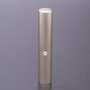 チタン印鑑/認め印ジュエルズチタンクリスタル10.5mm