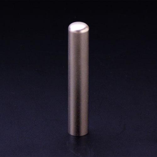 チタン印鑑/認め印プレーンブラスト10.5mm