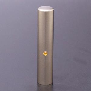 チタン印鑑/認め印ジュエルズチタンシトリン12.0mm