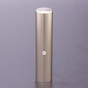 チタン印鑑/認め印ジュエルズチタンクリスタル13.5mm