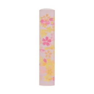 恋するはんこ/和柄クリアーさくら舞 桃 NK-051 （12.0mm）