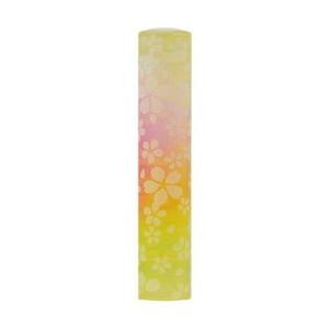 恋するはんこ/和柄クリアーソラネ桜 黃 NK-057 （12.0mm）