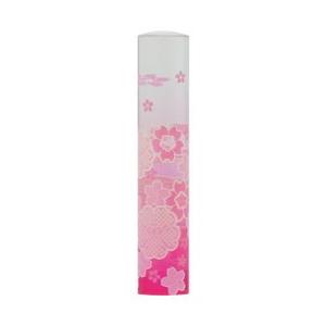 恋するはんこ/和柄クリアー花あかり 赤 NK-063 （12.0mm）