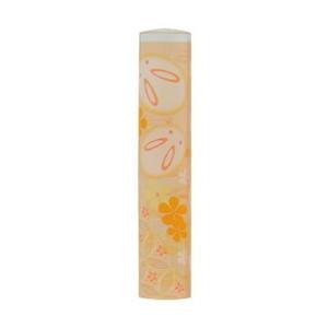 恋するはんこ/和柄クリアー幸うさぎ 橙 NK-081 （12.0mm）