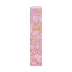 恋するはんこ/和柄クリアー踊りうさぎ 赤 NK-088 （12.0mm）