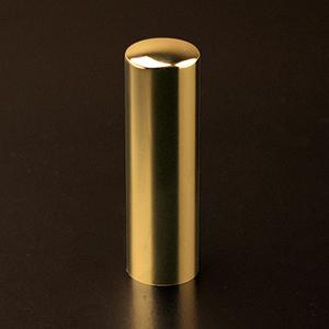 プレミアムチタン/会社実印プレミアムゴールド（寸胴タイプ）18.0mm
