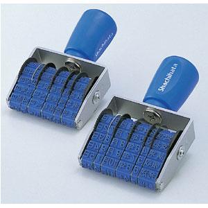シャチハタ 回転ゴム印/エルゴグリップ和文日付/タテ4号 和文日付/タテ4号