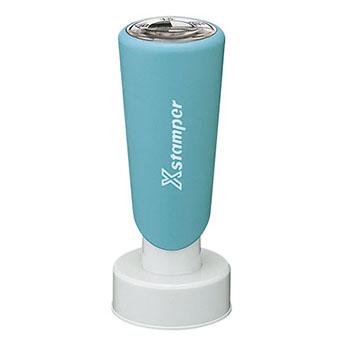 シャチハタ 丸型印 30号（長柄） 別注品（Bタイプ）チェーン取付穴付き